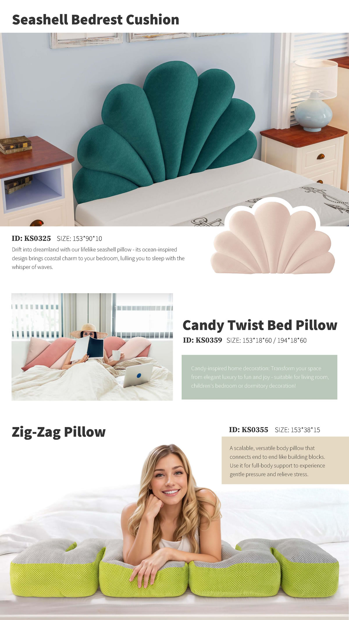 Oceanic Dreams & Playful Comfort: Seashell, Candy Twist, and Zig-Zag Pillows for Every Space 1 Oceanic Dreams & Playful Comfort: Seashell, Candy Twist, and Zig-Zag Pillows for Every Space