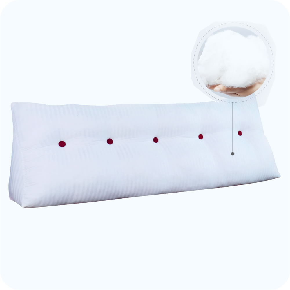 ZQRPCA Triangle Bolster Wedge Reading Pillow Back Support Cushion